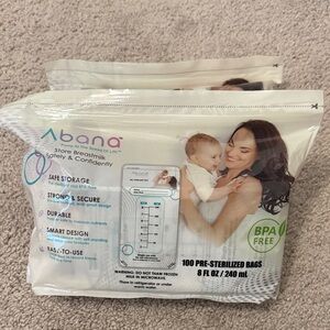 Breastmilk Storage Bags - White